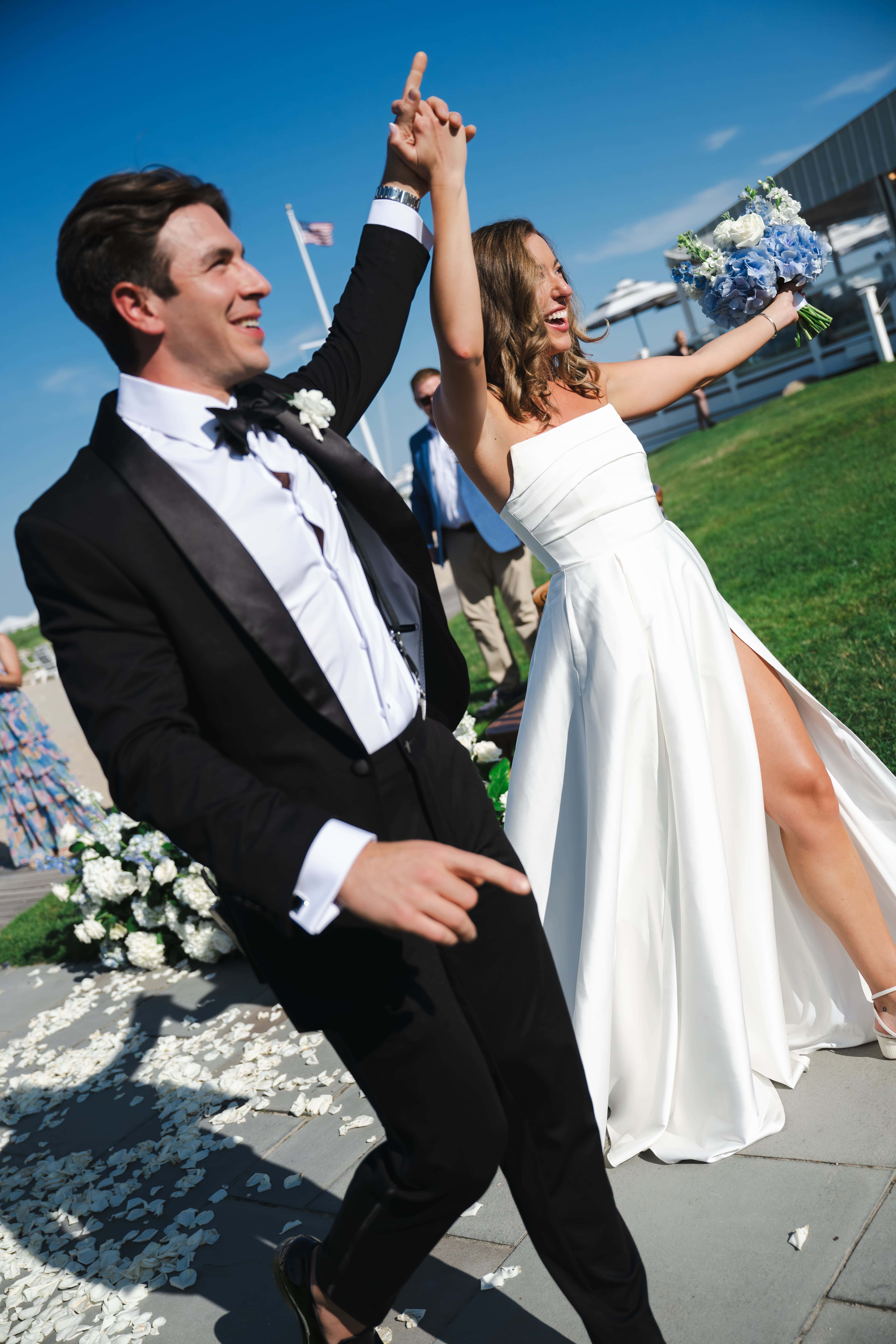 Best Cape Cod Wedding Venues 2026: A Photographer’s Honest Guide 4 Cape Cod luxury resort wedding photographer couple recessional Perla Images